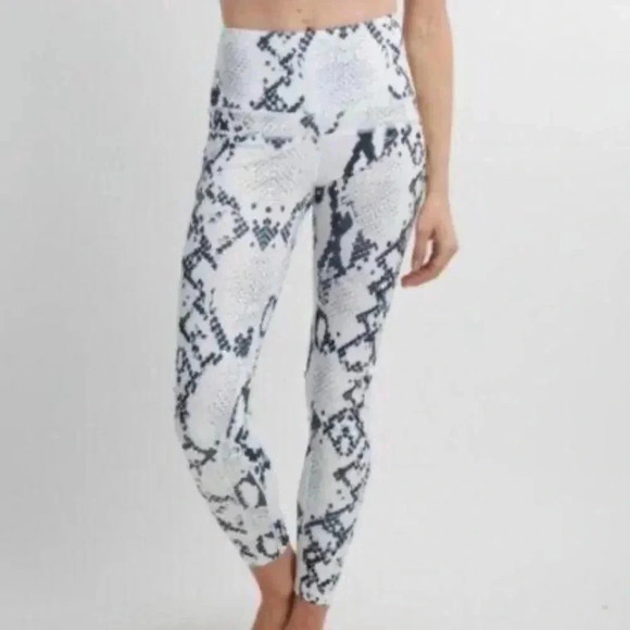 Savvi Fit Pants - Savvi Fit Khali Python Snake Print 7/8 Leggings High Rise Leggings